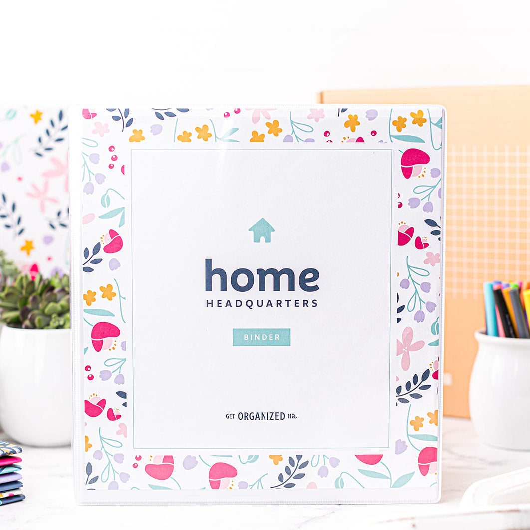 Home Headquarters Binder (Print It Yourself) – Get Organized HQ