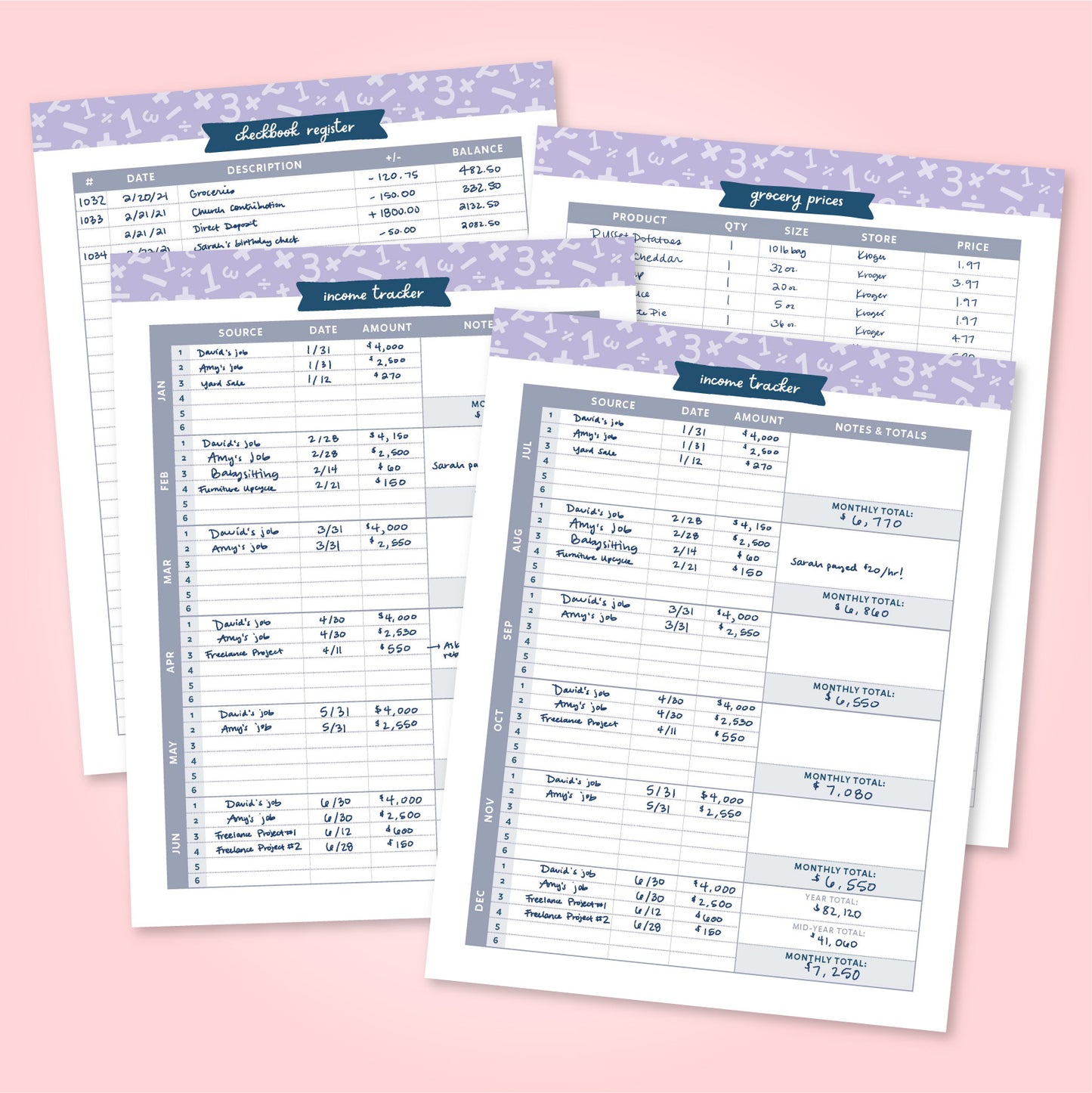 Finance Printable Pack