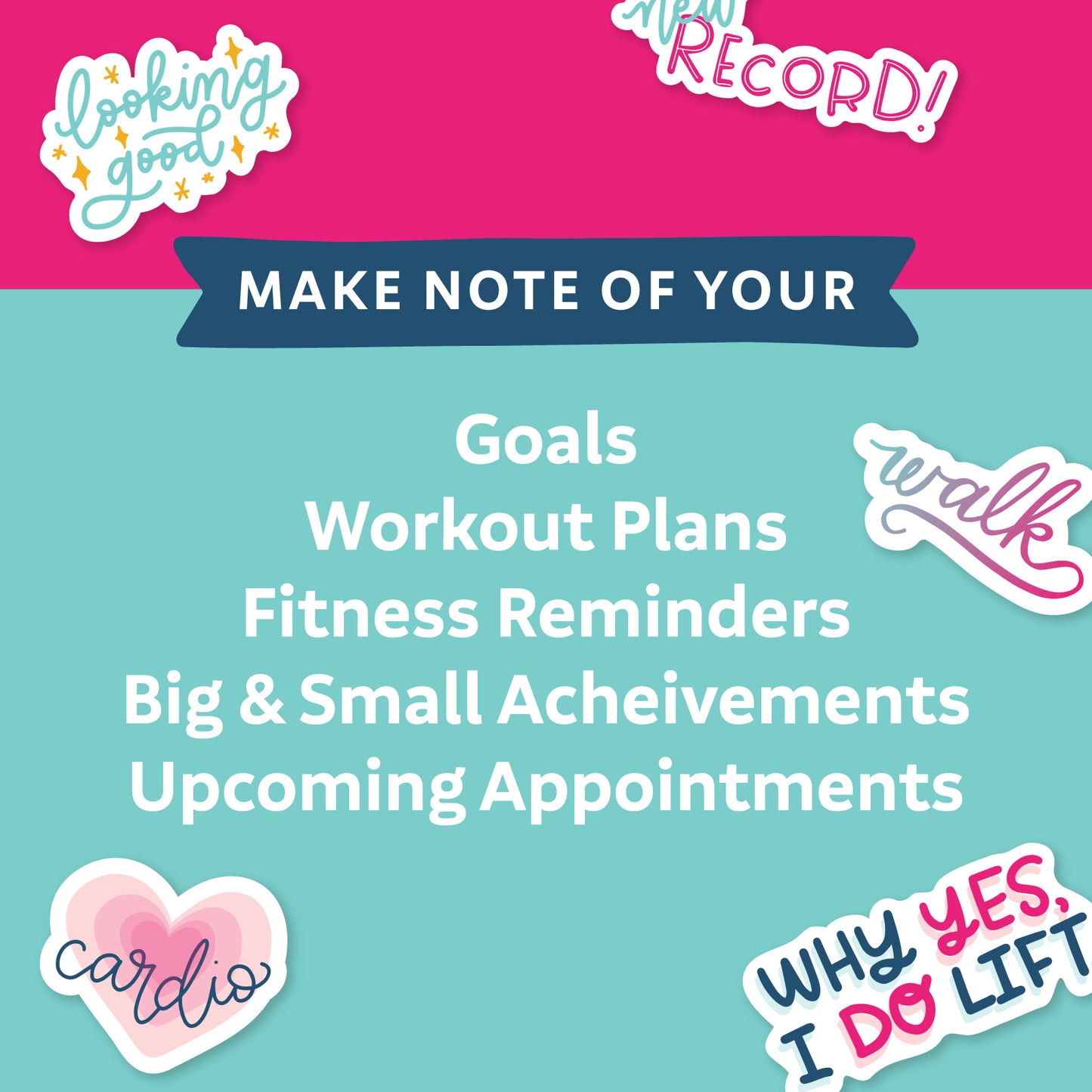 Digital Sticker Fitness Pack