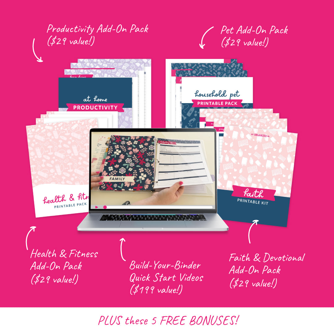 Home Headquarters Binder (Print It Yourself)