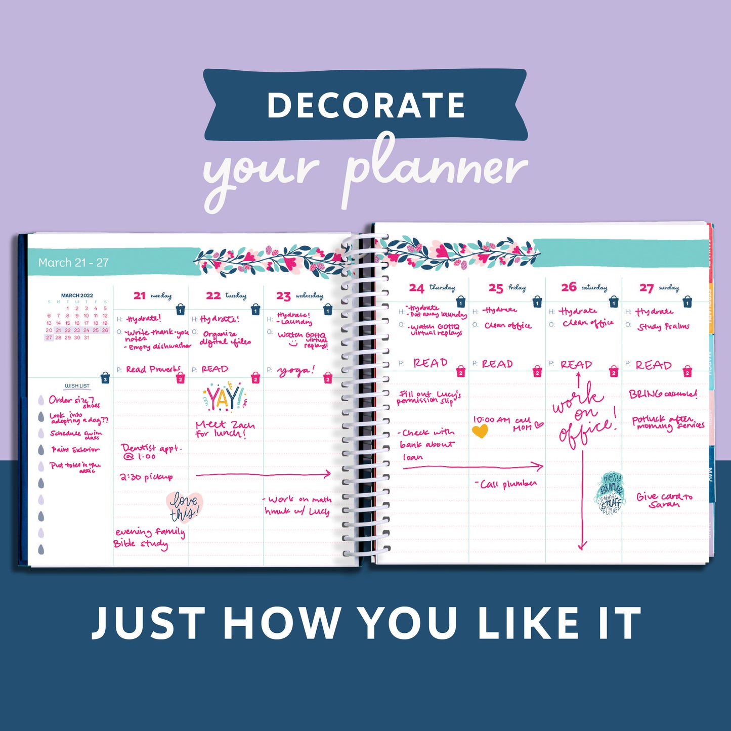 Decorative Pack: Planner Stickers