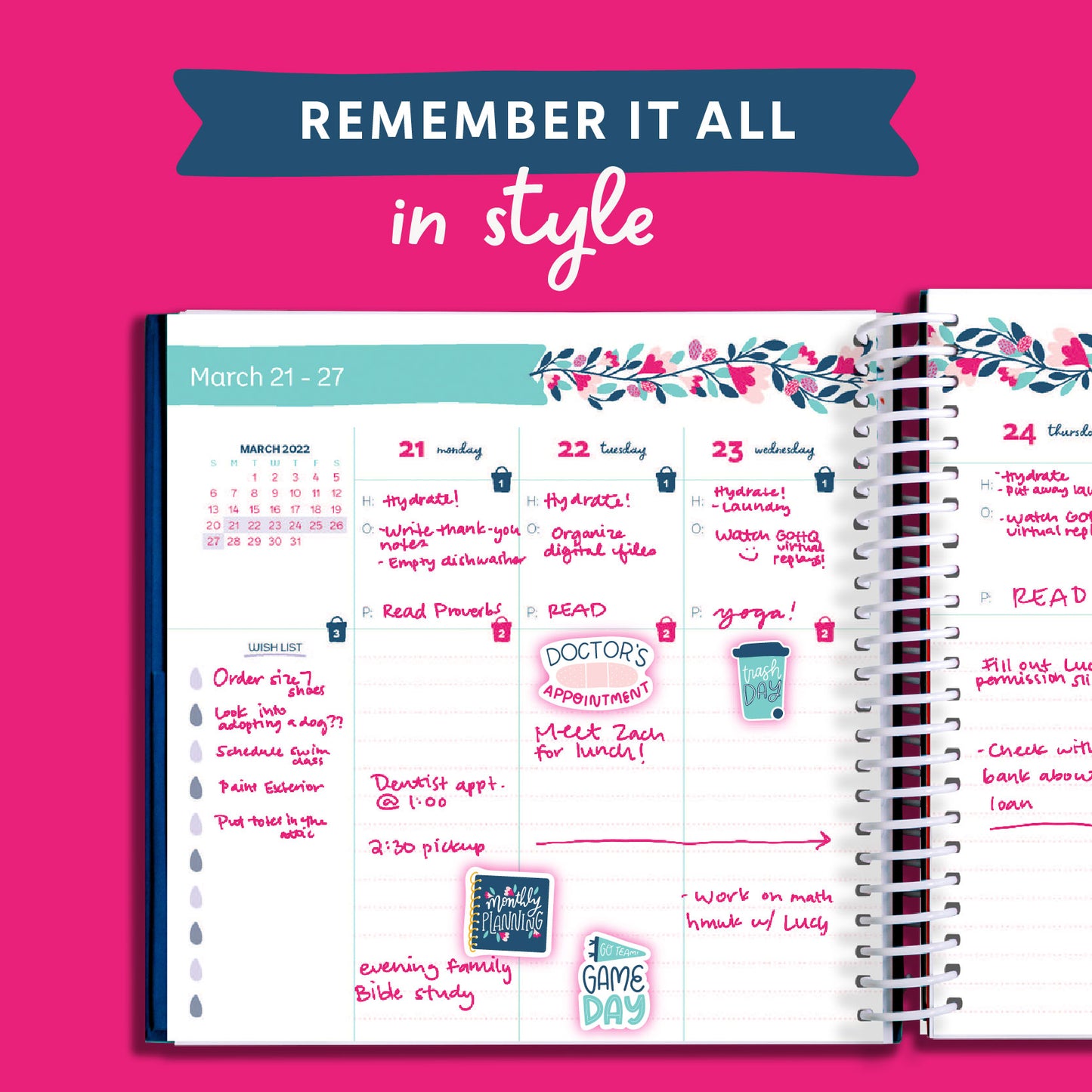 Reminder Pack: Planner Stickers