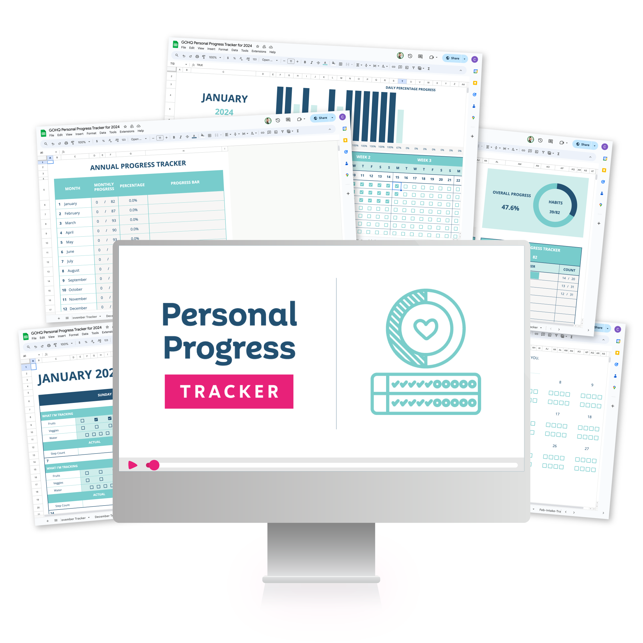 Personal Progress Tracker – Get Organized HQ