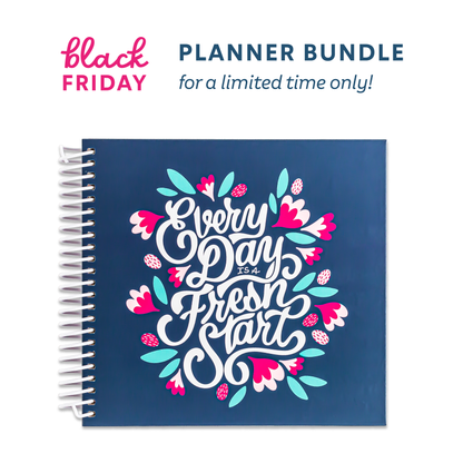 EARLY BLACK FRIDAY SALE! 2025 Get Organized HQ Planner Bundle (Navy)