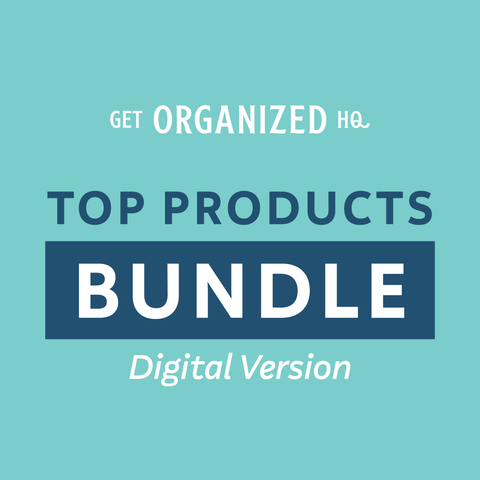 Digital Sticker Sample Pack (included in the 2023 Get Organized HQ Pla