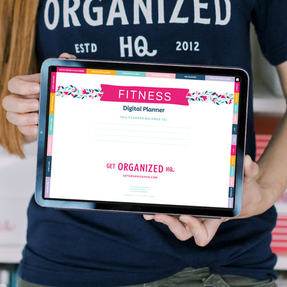 2025 GOHQ Fitness Tablet Planner Launch