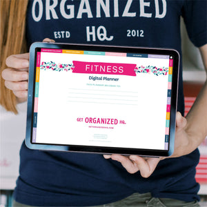 2024 Get Organized HQ Fitness Digital Planner