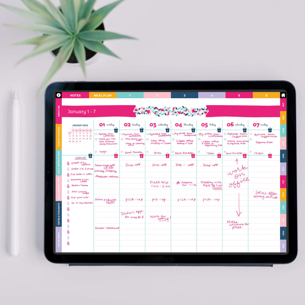 2024 Get Organized HQ Digital Planner