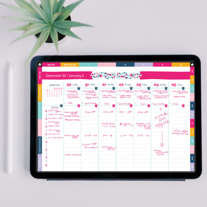 2025 Get Organized HQ Tablet Planner