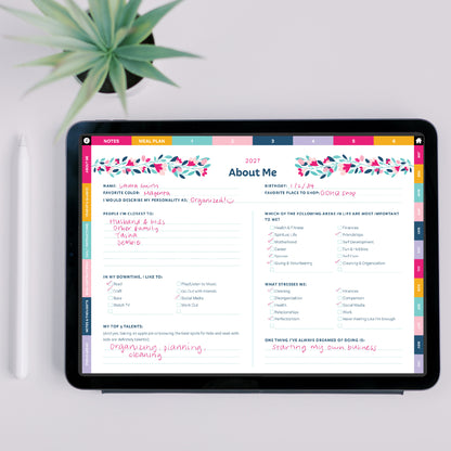 2027 GOHQ Tablet Planner Launch Bundle