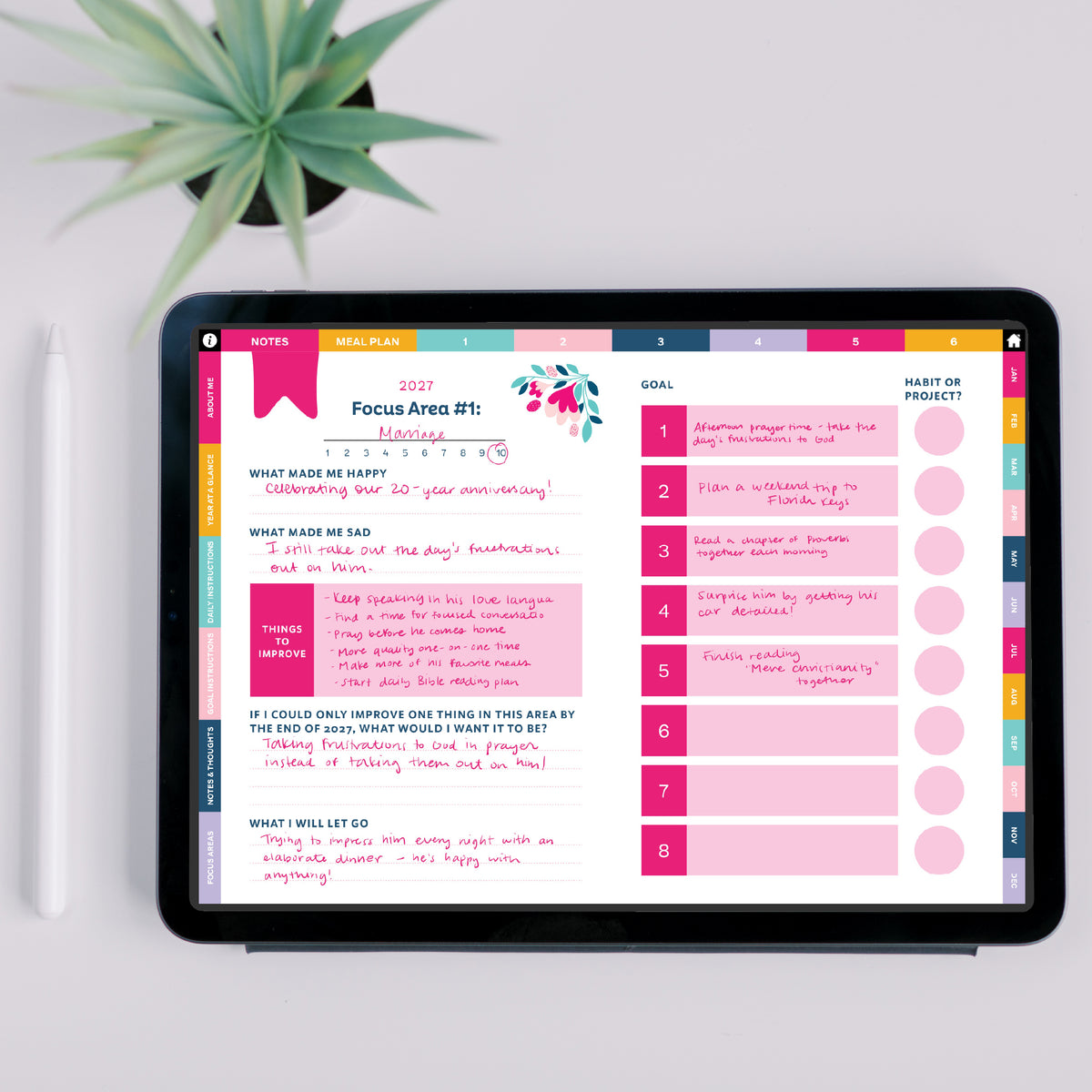 2027 GOHQ Tablet Planner Launch Bundle