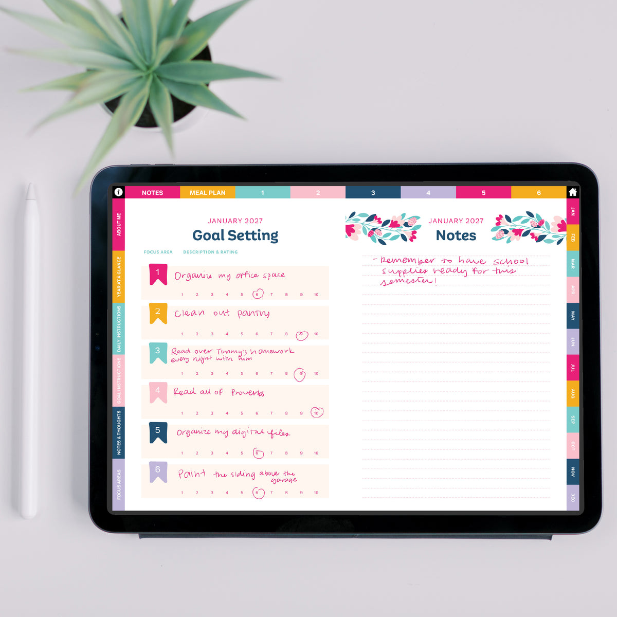 2027 GOHQ Tablet Planner Launch Bundle