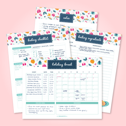 2025 Holiday Planning Printable Toolkit