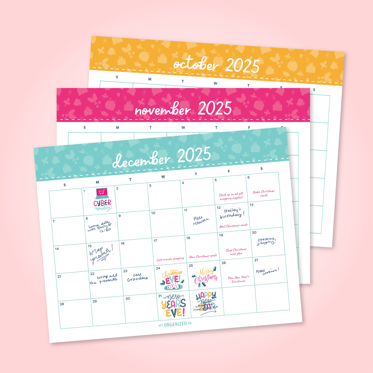 2025 Holiday Planning Printable Toolkit