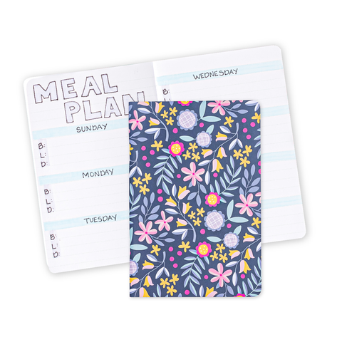 Mini Notebook - Serene Floral