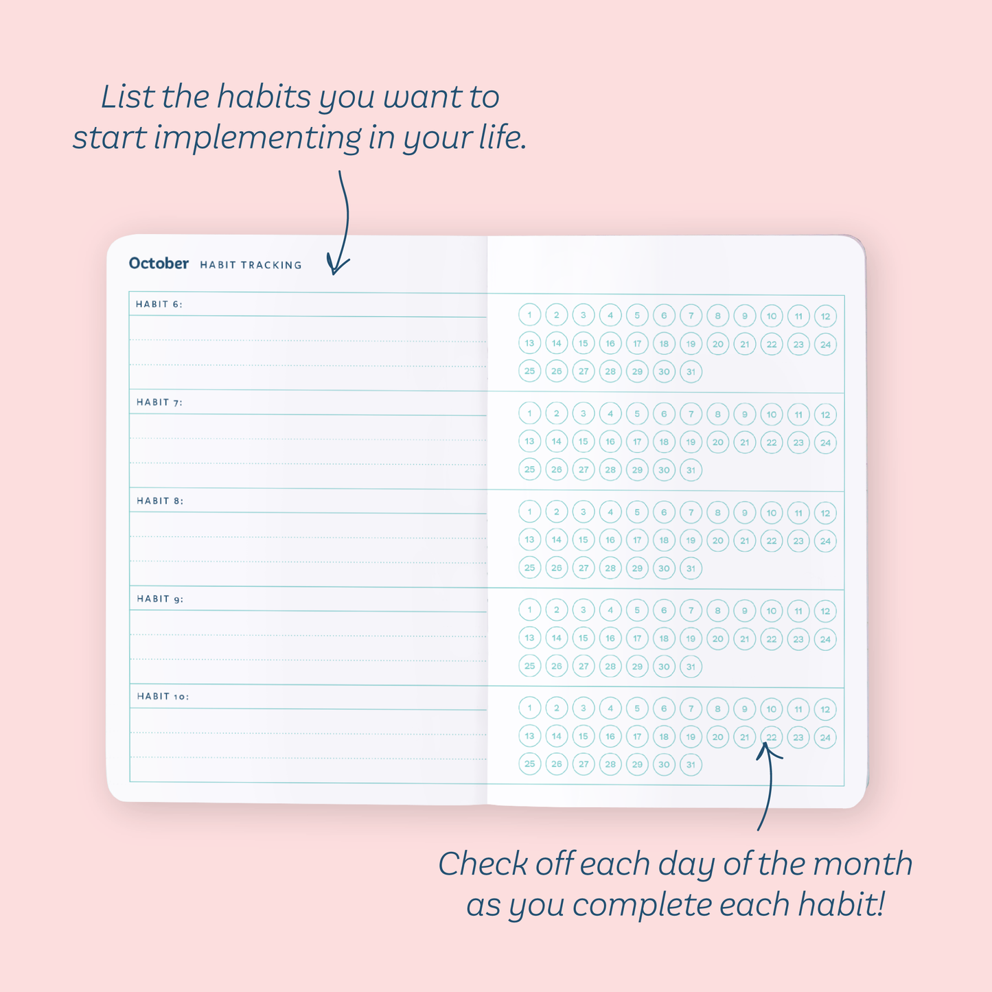 NEW Mini Habit Tracking Journal