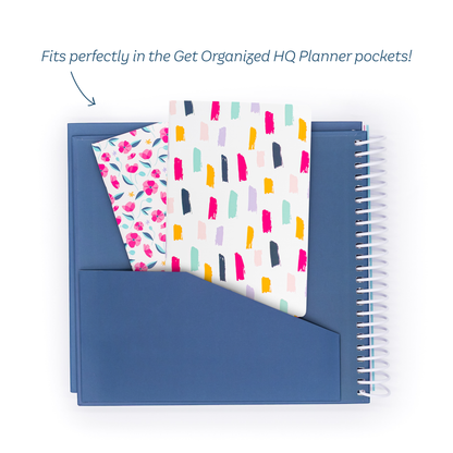 Fits perfectly in the Get Organized HQ planner pockets!