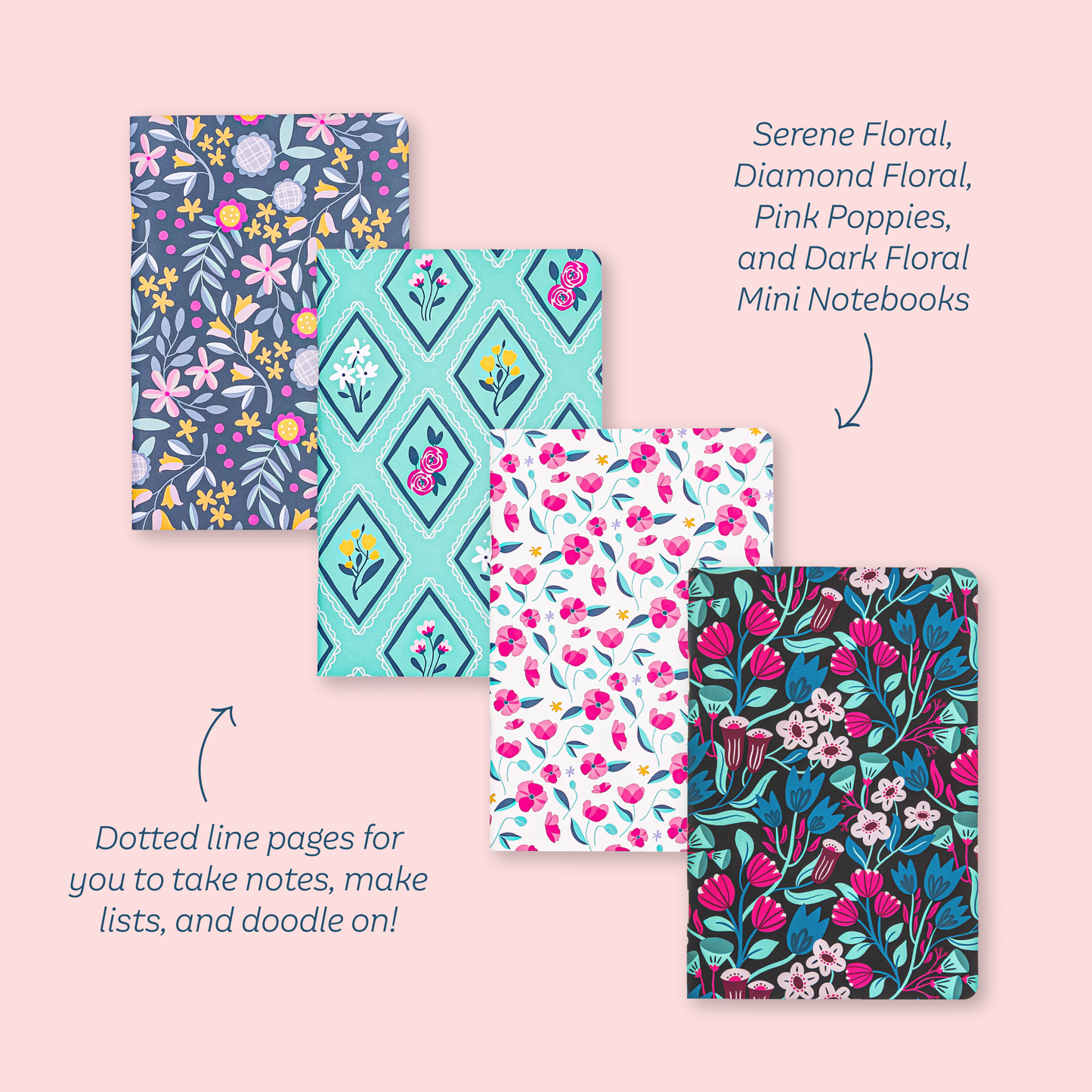 NEW Floral Mini Notebook Bundle