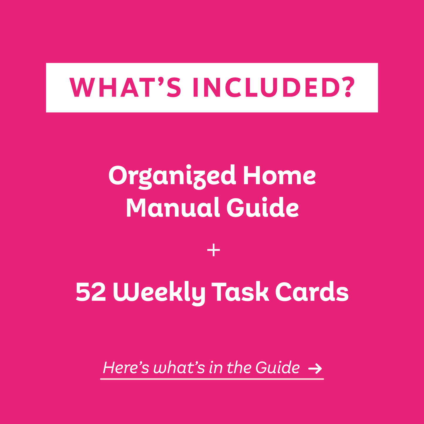 The Organized Home Manual