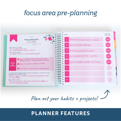 2025 Get Organized HQ Planner (Navy)