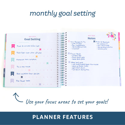 2025 Get Organized HQ Planner (Navy)