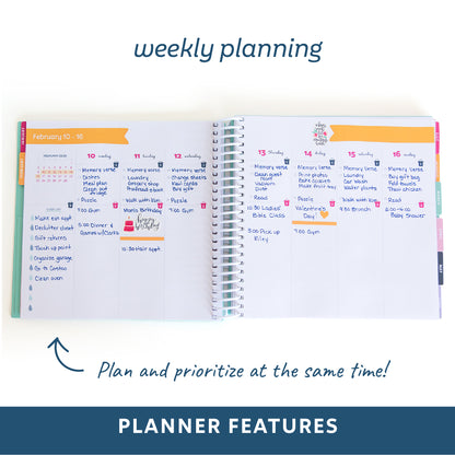 2025 Get Organized HQ Planner (Navy)