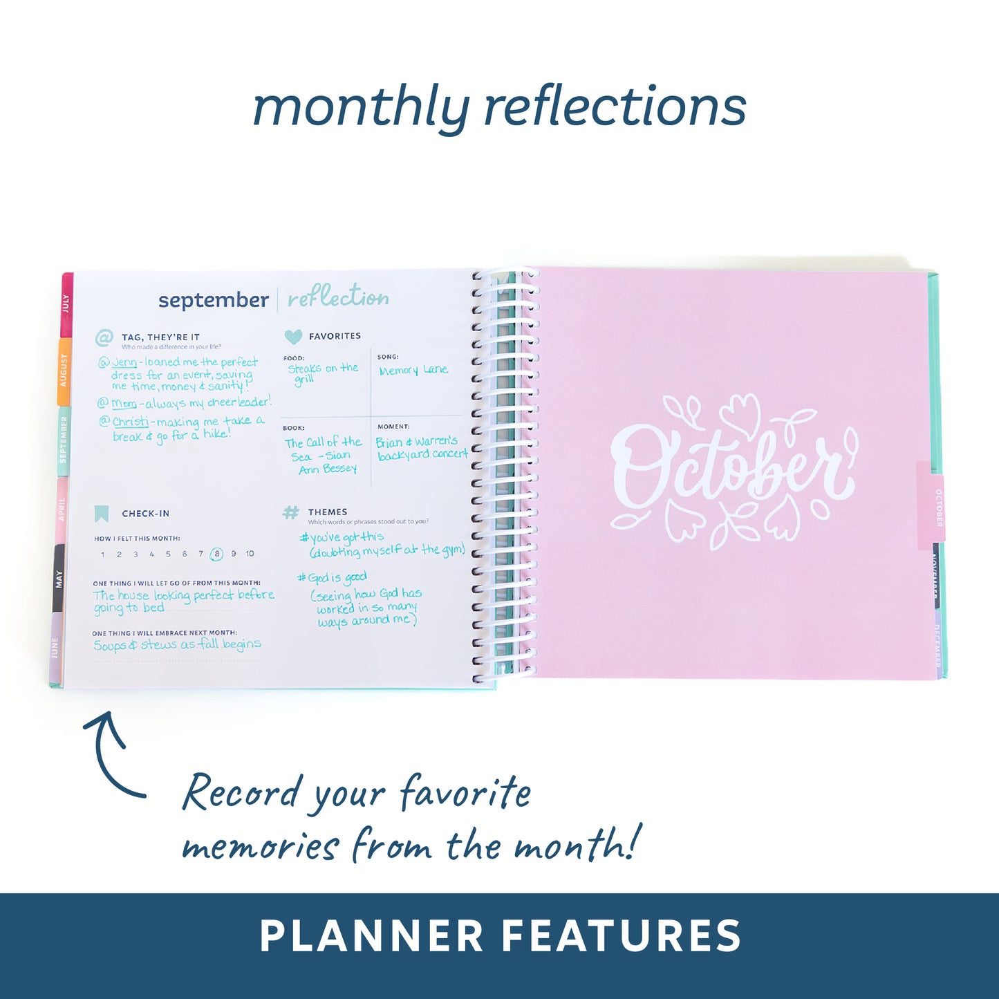 2025 Get Organized HQ Planner (Navy)