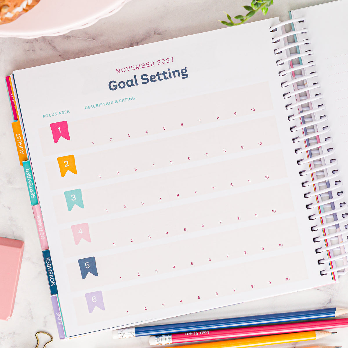2027 Get Organized HQ Planner Launch Bundle (Navy)