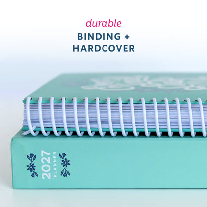 2027 Get Organized HQ Planner Launch Bundle (Aqua)