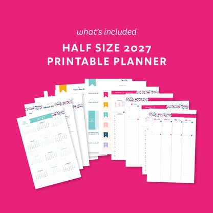 2027 Printable Planner Launch Bundle