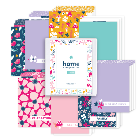 Home Headquarters Binder (Print It Yourself)