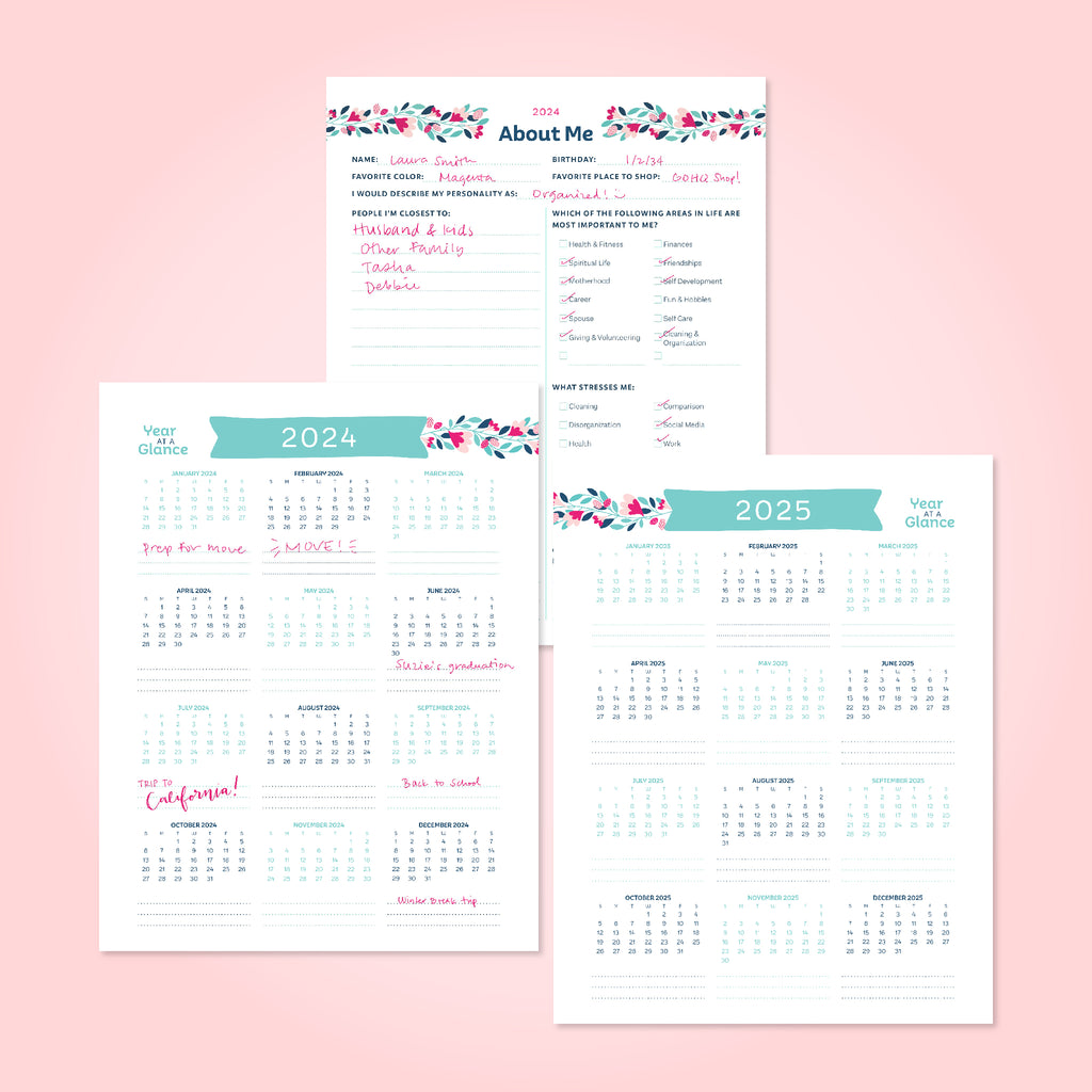 2024 Get Organized HQ Printable Planner