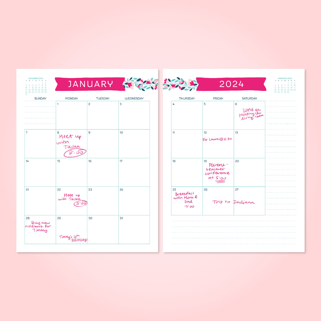 2024 Get Organized HQ Printable Planner New Year Bundle