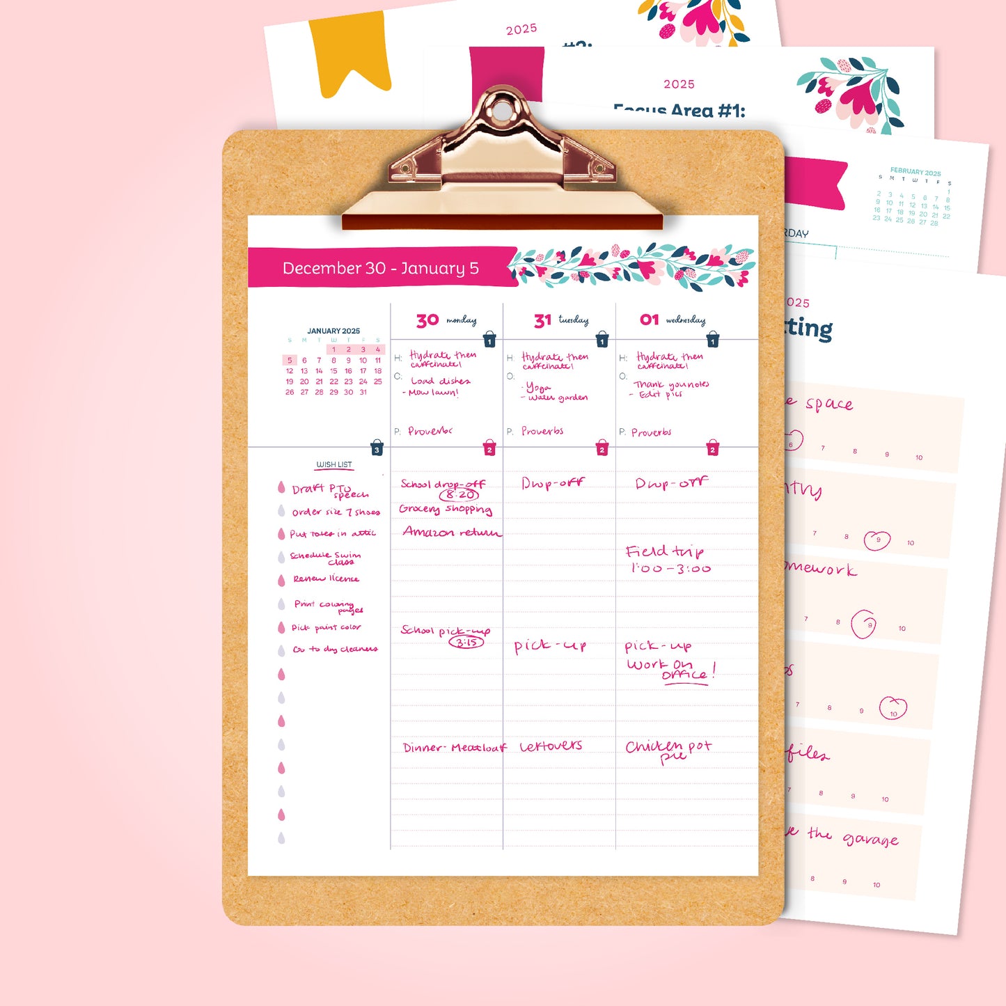 2025 Get Organized HQ Printable Planner