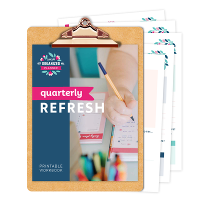 2026 Quarterly Refresh Printable Workbook