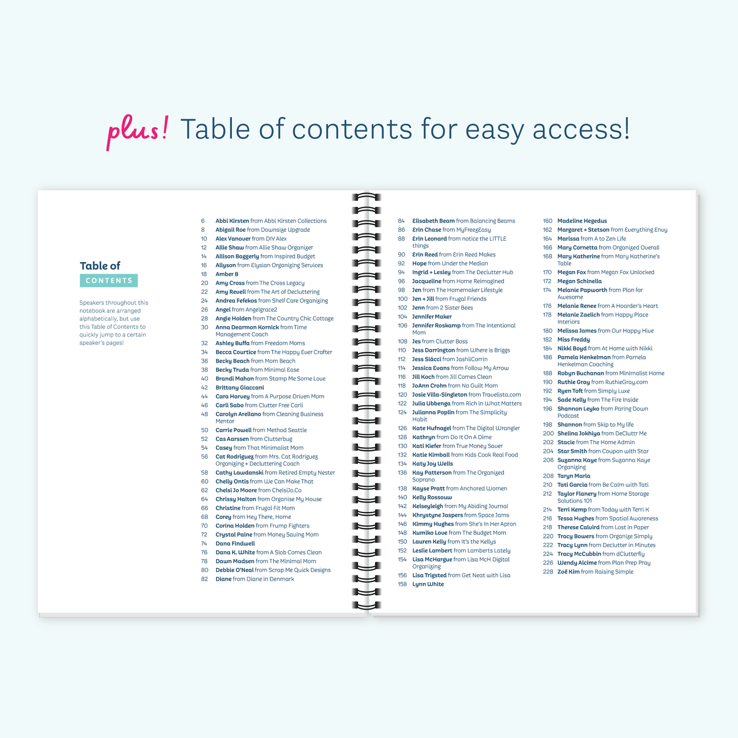 Get Organized HQ Virtual 2025 Cheat Sheet Notebook