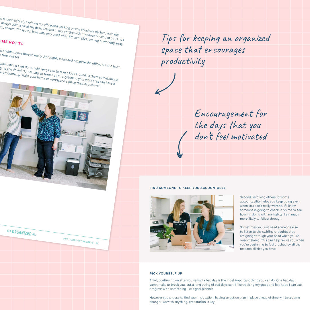 Productivity Secrets Ebook - Add On