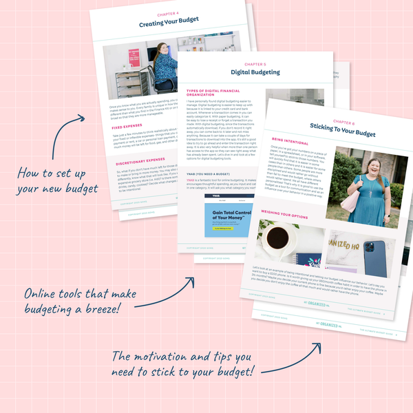 The Ultimate Budget Guide + Finance Printable Kit BUNDLE