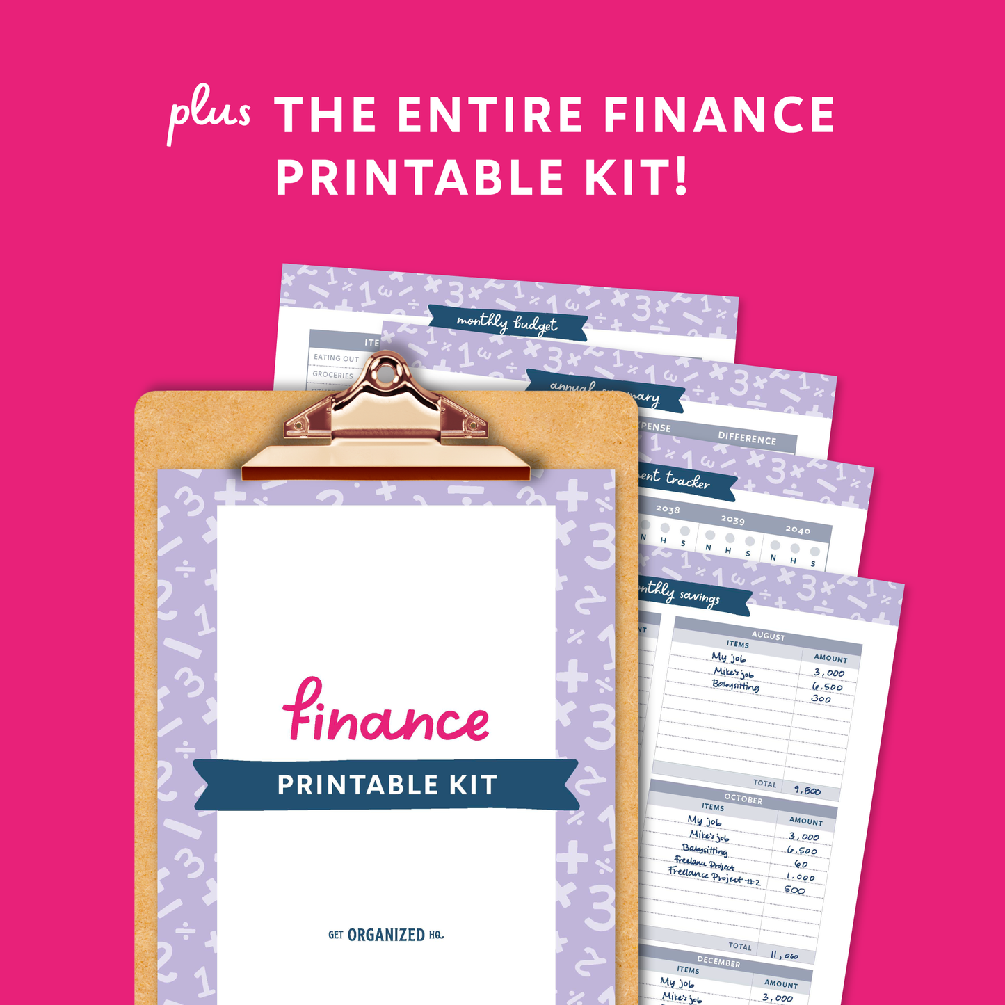 The Ultimate Budget Guide + Finance Printable Kit Bundle