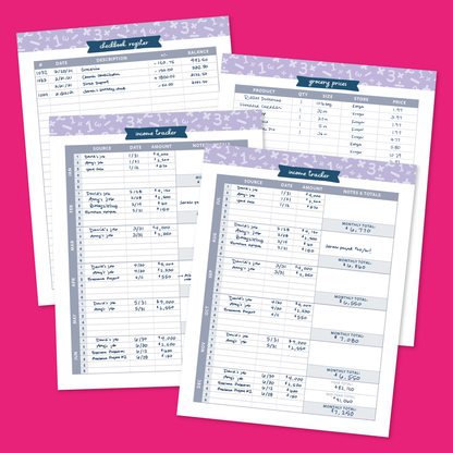 The Ultimate Budget Guide + Finance Printable Kit BUNDLE - Add On