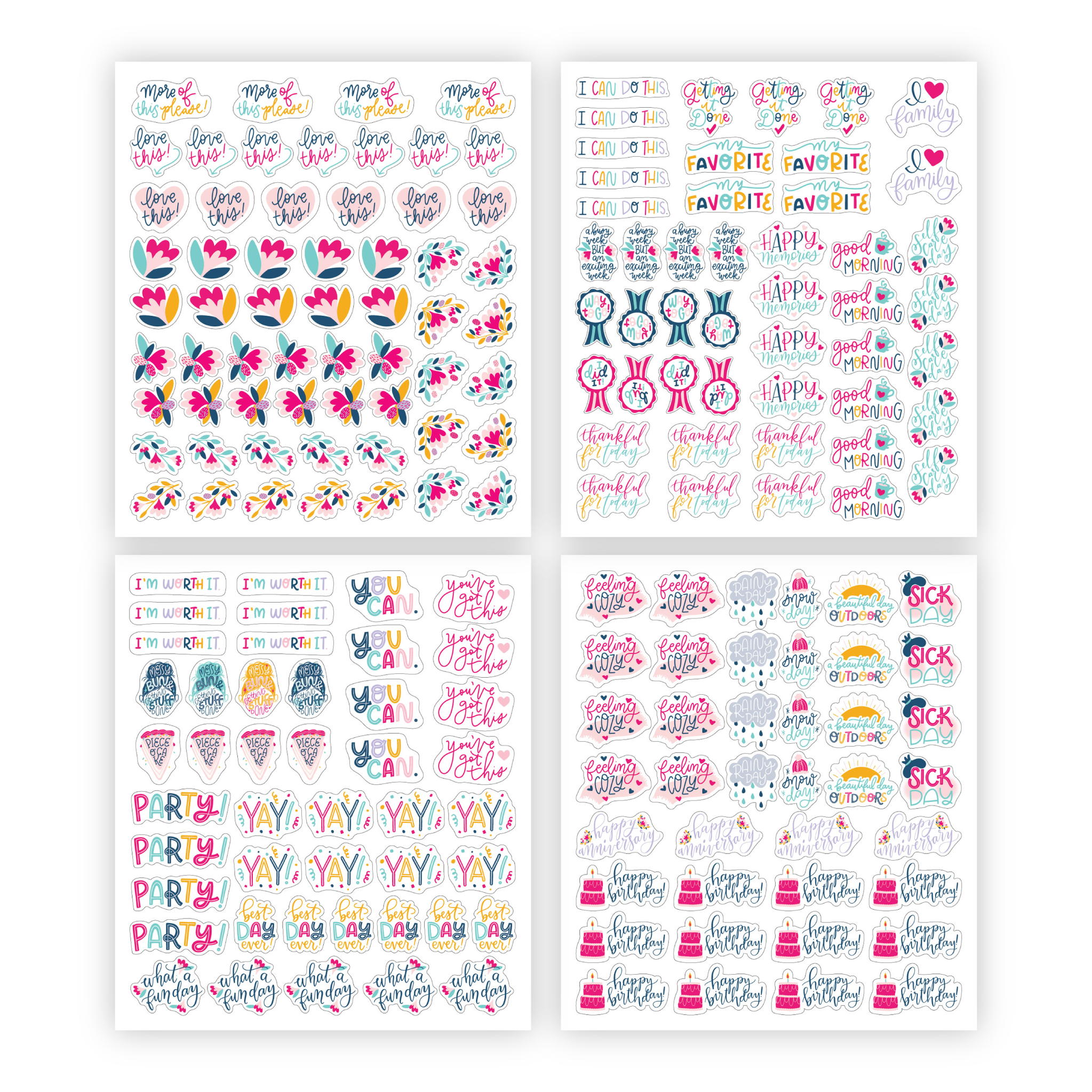 Planner Stickers  Petite Gold Foil Planner Stickers – The Collected Planner
