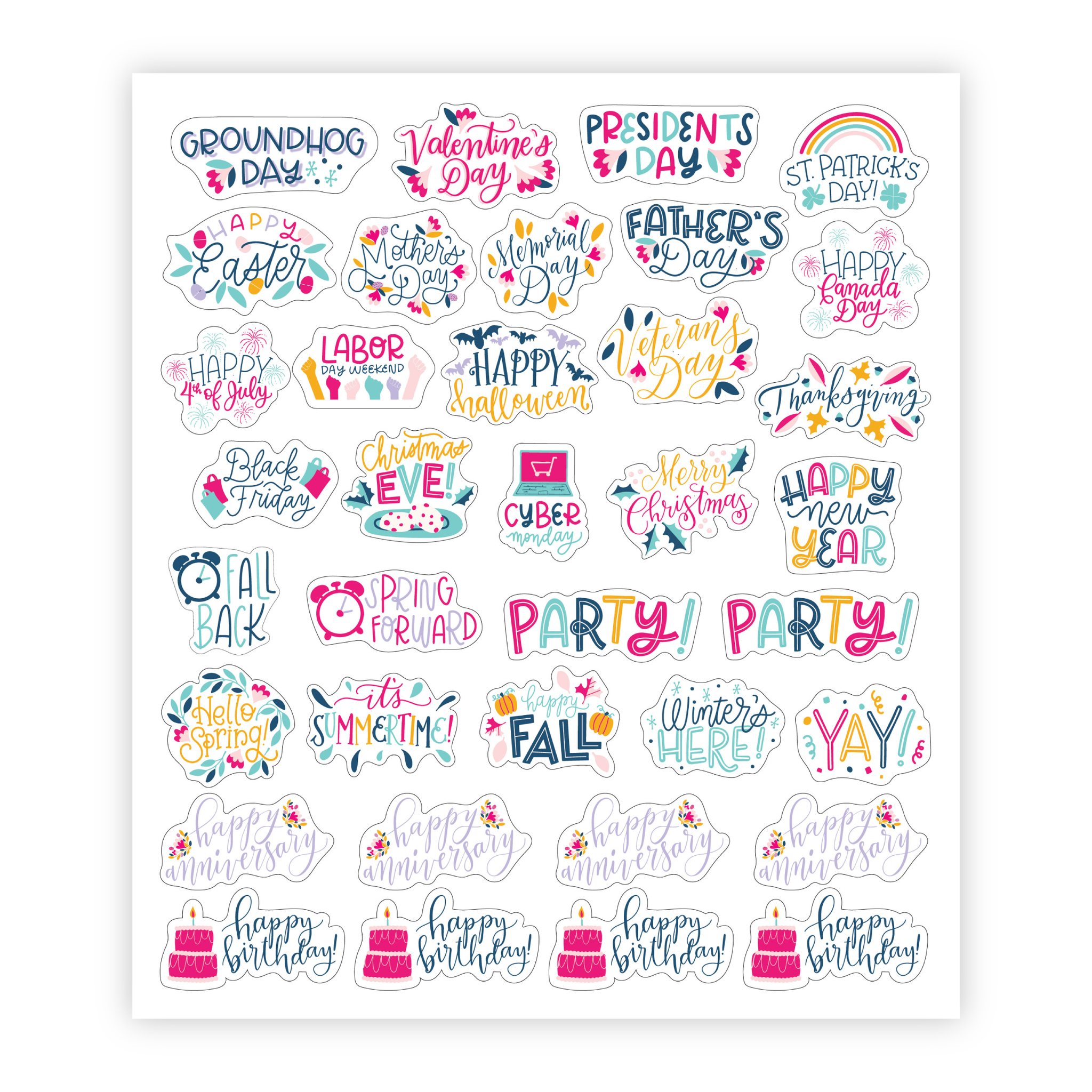 Holiday Pack: Planner Stickers