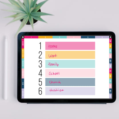 2025 Sweet Life Tablet Planner