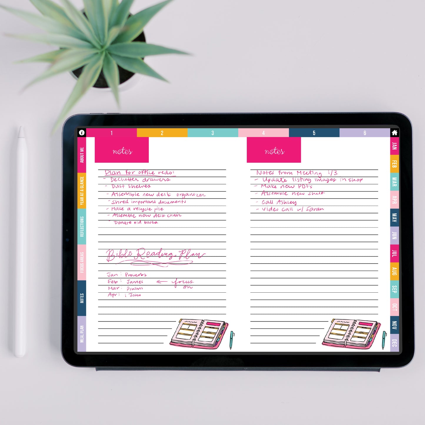 2025 Sweet Life Tablet Planner