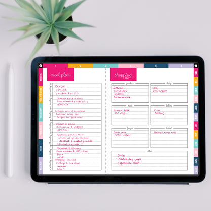 2025 Sweet Life Tablet Planner