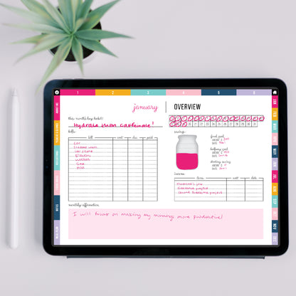 2025 Sweet Life Tablet Planner