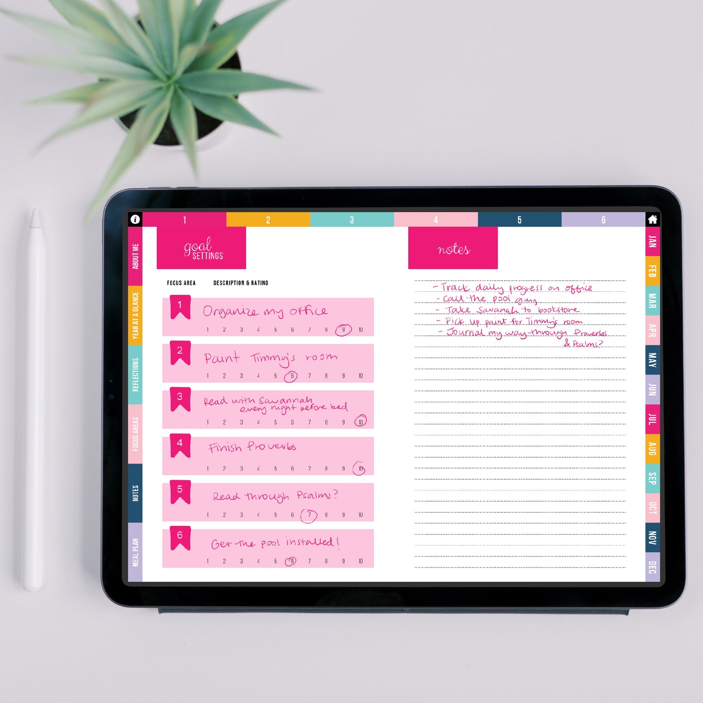 2025 Sweet Life Tablet Planner