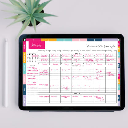 2025 Sweet Life Tablet Planner