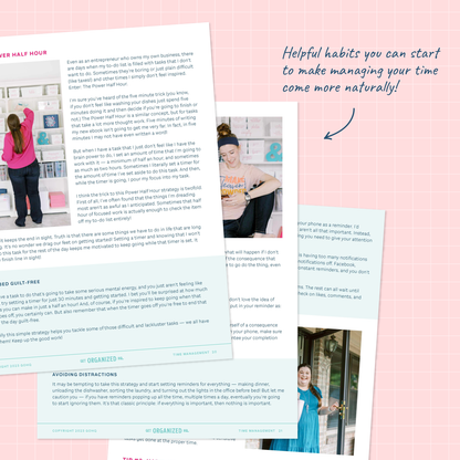 Time Management Guide - Add On