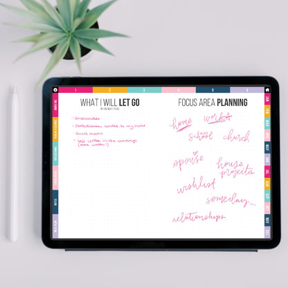 2025 Plain Vanilla Tablet Planner